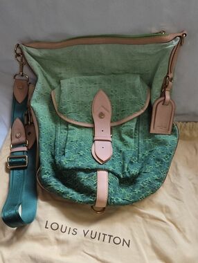Louis Vuitton Vert Ombre Monogram Denim Sunburst PM